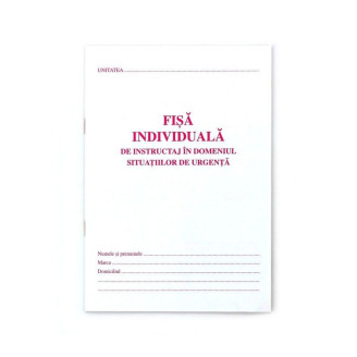 FISA INDIVIDUALA PSI (ISU) FISA INDIVIDUALA PSI (ISU)