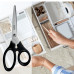 FOARFECA BIROU 18.5CM NEAGRA OTEL INOXIDABIL LEITZ