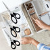 FOARFECA BIROU SET 3(16.5, 18,5 & 20 CM) NEAGRA OTEL INOXIDABIL LEITZ
