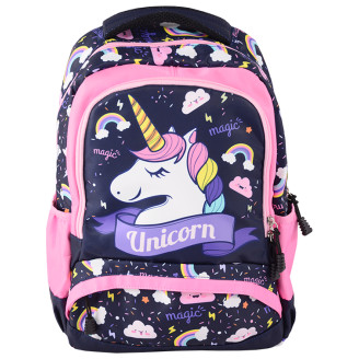 GHIOZDAN CLASELE I-IV SF UNICORN ROZ-BLUE PIGNA