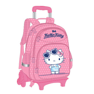GHIOZDAN TROLLER CLASELE I-IV HELLO KITTY ROZ DOTS PIGNA
