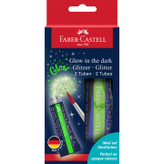 GLITTER GLOW IN THE DARK SET 2X12 ML FABER-CASTELL GLITTER GLOW IN THE DARK SET 2X12 ML FABER-CASTELL