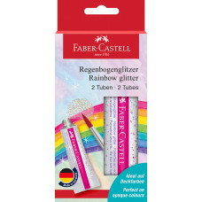 GLITTER RAINBOW SET 2X12 ML FABER-CASTELL GLITTER RAINBOW SET 2X12 ML FABER-CASTELL