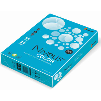 HARTIE COPIATOR A4 ALBASTRU AQUA INTENS 80G 500/TOP AB48 NIVEUS
