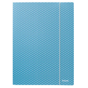 MAPA CARTON CU ELASTIC ALBASTRA RECICLABILA COLOUR'BREEZE ESSELTE