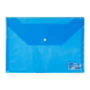 MAPA PLASTIC CU BUTON A4 ALBASTRA DELI MAPA PLASTIC CU BUTON A4 ALBASTRA DELI