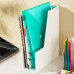 MAPA PLASTIC CU BUTON A4 VERDE DELI