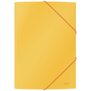 MAPA PLASTIC CU ELASTIC A4 GALBEN CHIHLIMBAR COSY LEITZ
