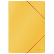 MAPA PLASTIC CU ELASTIC A4 GALBEN CHIHLIMBAR COSY LEITZ