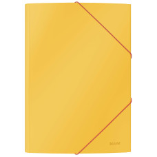 MAPA PLASTIC CU ELASTIC A4 GALBEN CHIHLIMBAR COSY LEITZ