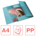 MAPA PLASTIC CU ELASTIC ALBASTRA 150 COLI RECICLABILA COLOURBREEZE ESSELTE