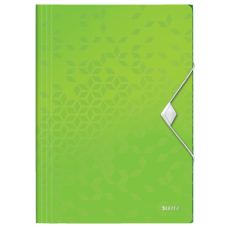 MAPA PLASTIC CU ELASTIC VERDE WOW LEITZ