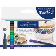 MARKER CREATIV SET 6 CULORI FORREST FABER-CASTELL