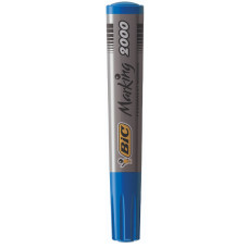MARKER PERMANENT ALBASTRU VARF ROTUND 2000 BIC