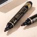MARKER PERMANENT NEGRU VARF ROTUND 1.5MM MATE DELI MARKER PERMANENT NEGRU VARF ROTUND 1.5MM MATE DELI