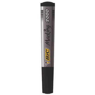 MARKER PERMANENT NEGRU VARF ROTUND 2000 BIC