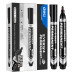MARKER PERMANENT NEGRU VARF ROTUND 2.5MM DELI
