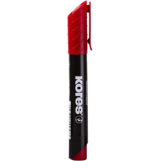 MARKER PERMANENT ROSU VARF ROTUND 3MM ECO KORES MARKER PERMANENT ROSU VARF ROTUND 3MM ECO KORES