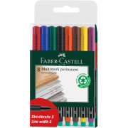 MARKER PERMANENT SET 8 S MULTIMARK FABER-CASTELL MARKER PERMANENT SET 8 S MULTIMARK FABER-CASTELL