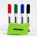 MARKER WHITEBOARD 4/SET 3MM + BURETE MAGNETIC KORES