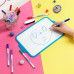MARKER WHITEBOARD NEGRU 1.0MM VELLEDA 1721 BIC