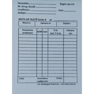 NOTA PLATA NOTA PLATA