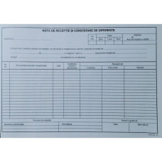 NOTA RECEPTIE CONSTATARE DIFERENTE FARA TVA NOTA RECEPTIE CONSTATARE DIFERENTE FARA TVA