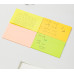 NOTES ADEZIV 76*126MM DIV. CULORI PASTEL POLYBAG DELI