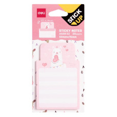 NOTES ADEZIV LINIAT ANIMALE 76*50MM 20 FILE DELI