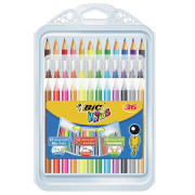 PACHET MIXT CREIOANE COLORATE SI CERATE + CARIOCI BIC PACHET MIXT CREIOANE COLORATE SI CERATE + CARIOCI BIC