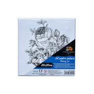 PANZA PREDESENATA PE SASIU 20*20CM FLOARE SF ART PIGNA