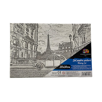 PANZA PREDESENATA PE SASIU 20 x 30 CM PARIS SF ART PIGNA PANZA PREDESENATA PE SASIU 20 x 30 CM PARIS SF ART PIGNA