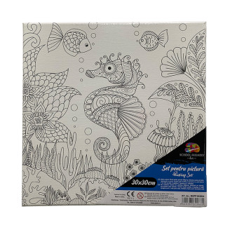 PANZA PREDESENATA PE SASIU 30 x 30 CM ACVATIC SF ART PIGNA PANZA PREDESENATA PE SASIU 30 x 30 CM ACVATIC SF ART PIGNA