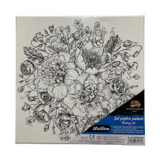 PANZA PREDESENATA PE SASIU 30 x 30 CM FLORI SF ART PIGNA