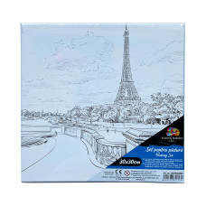PANZA PREDESENATA PE SASIU 30*30CM PARIS SF ART PIGNA PANZA PREDESENATA PE SASIU 30*30CM PARIS SF ART PIGNA
