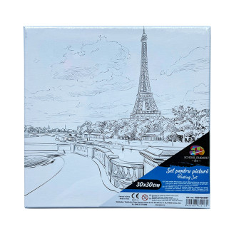 PANZA PREDESENATA PE SASIU 30*30CM PARIS SF ART PIGNA