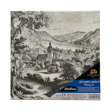 PANZA PREDESENATA PE SASIU 30 x 30 CM PEISAJ SF ART PIGNA