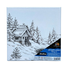 PANZA PREDESENATA PE SASIU 30*30CM PEISAJ SF ART PIGNA