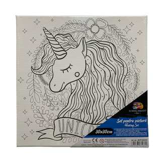 PANZA PREDESENATA PE SASIU 30 x 30 CM UNICORN SF ART PIGNA
