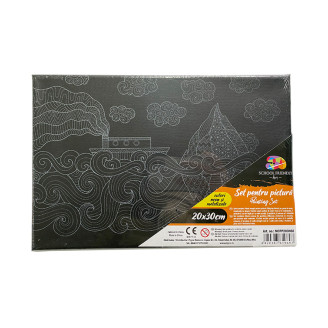 PANZA PREDESENATA PE SASIU NEAGRA 20 x 30 CM MARE SF ART PIGNA PANZA PREDESENATA PE SASIU NEAGRA 20 x 30 CM MARE SF ART PIGNA