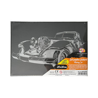 PANZA PREDESENATA PE SASIU NEAGRA 20*30CM MASINA SF ART PIGNA PANZA PREDESENATA PE SASIU NEAGRA 20*30CM MASINA SF ART PIGNA
