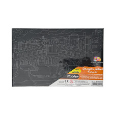 PANZA PREDESENATA PE SASIU NEAGRA 20*30CM VENETIA SF ART PIGNA PANZA PREDESENATA PE SASIU NEAGRA 20*30CM VENETIA SF ART PIGNA