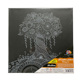 PANZA PREDESENATA PE SASIU NEAGRA 30 x 30 CM COPAC SF ART PIGNA PANZA PREDESENATA PE SASIU NEAGRA 30 x 30 CM COPAC SF ART PIGNA