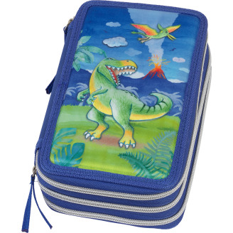 PENAR ECHIPAT 44 PIESE 3 FERMOARE DINOZAUR FABER-CASTELL
