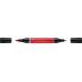 PITT ARTIST PEN DUAL MARKER ROSU INTENS 219 FABER-CASTELL