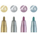 PITT ARTIST PEN SET 4 BUC METALIZATE FABER-CASTELL PITT ARTIST PEN SET 4 BUC METALIZATE FABER-CASTELL