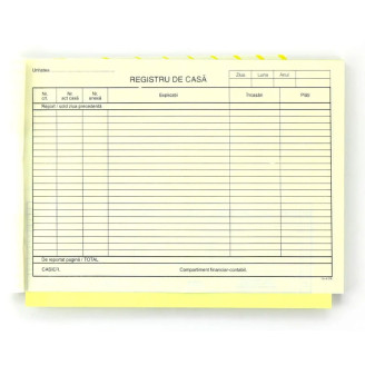 REGISTRU CASA MODEL NOU AUTOCOPIATIV REGISTRU CASA MODEL NOU AUTOCOPIATIV