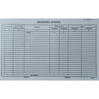 REGISTRU JURNAL ORIZONTAL GOLD