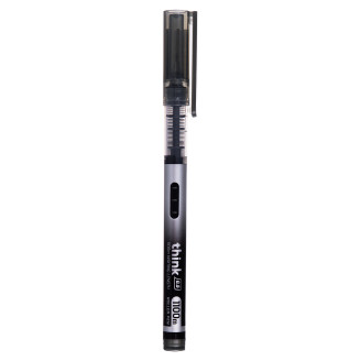 ROLLER FREE INK 0.5MM NEEDLE NEGRU THINK DELI