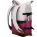 RUCSAC ROLLUP BICOLOR CREM POPCORN-ROZ MAGENTA WALKER